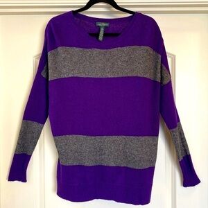 Lauren Ralph Lauren Cashmere blend Sweater  Womens S Oversized Cozy old money